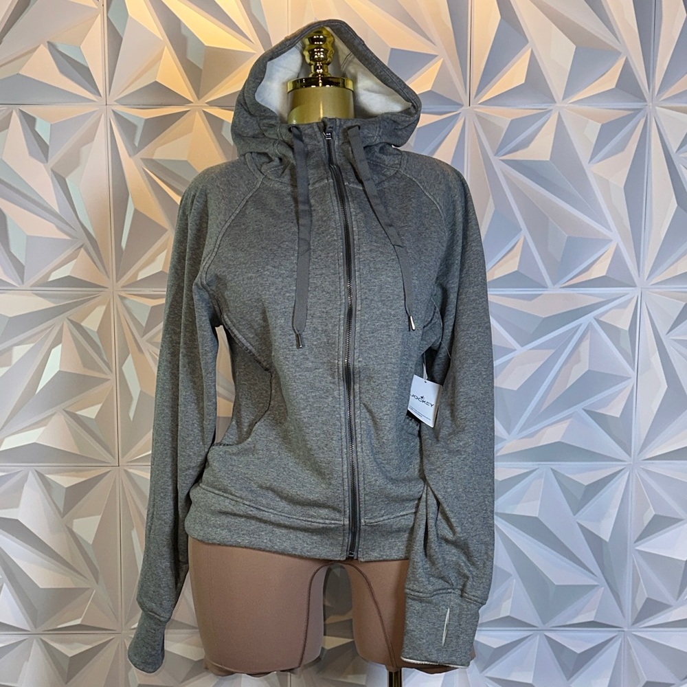 Jockey Charcoal Full-Zip Hoodie